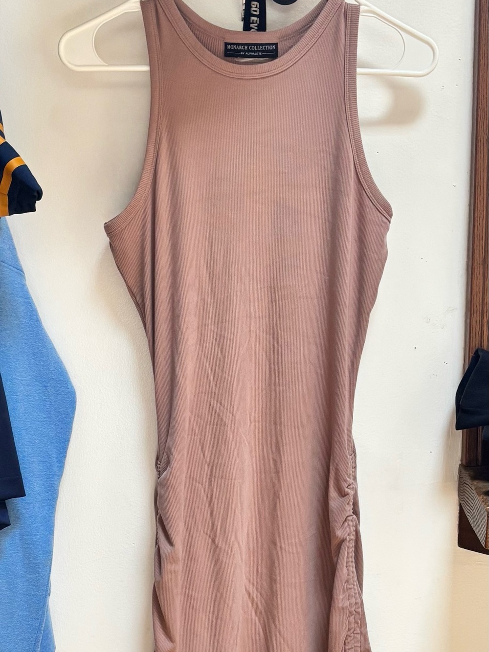 Alphalete Mauve Ribbed Dress